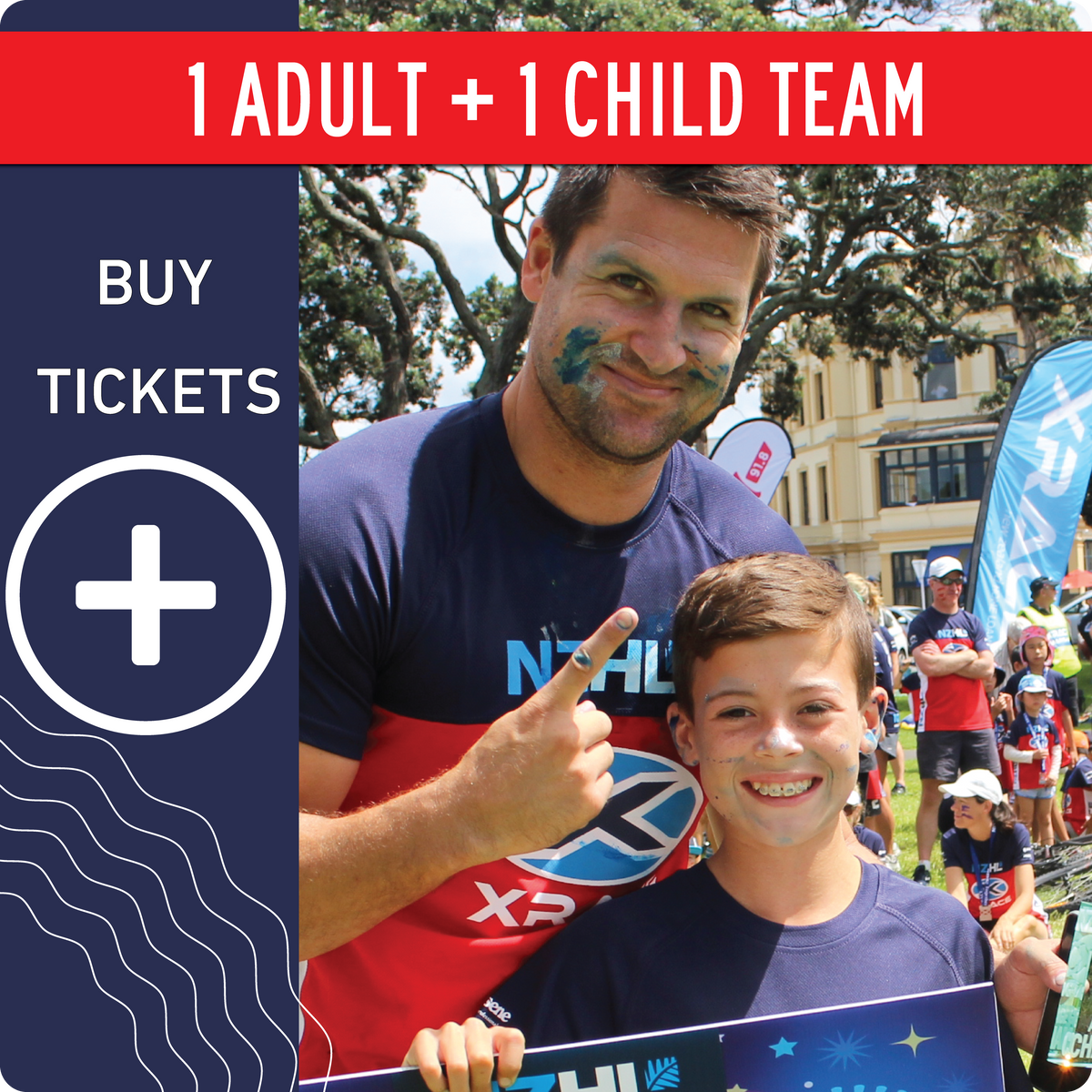 XRACE 1 Adult and 1 Child Team